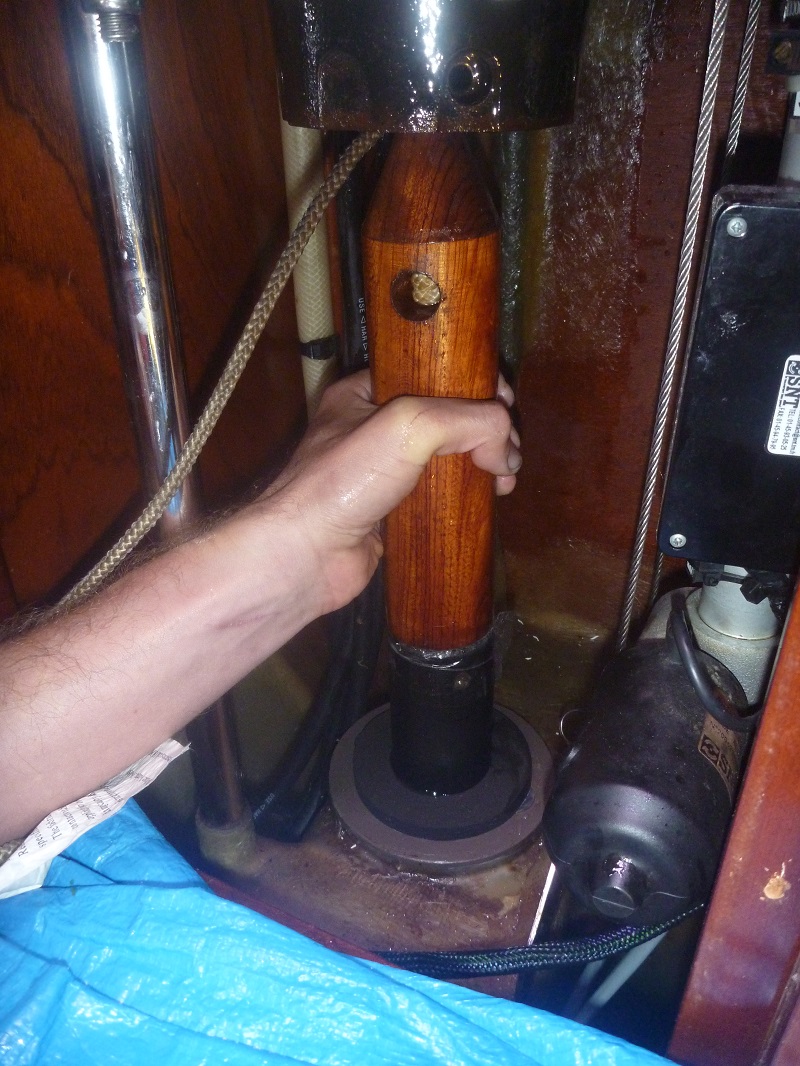  Amel Super Maramu 2000 Bow Thruster overhaul 