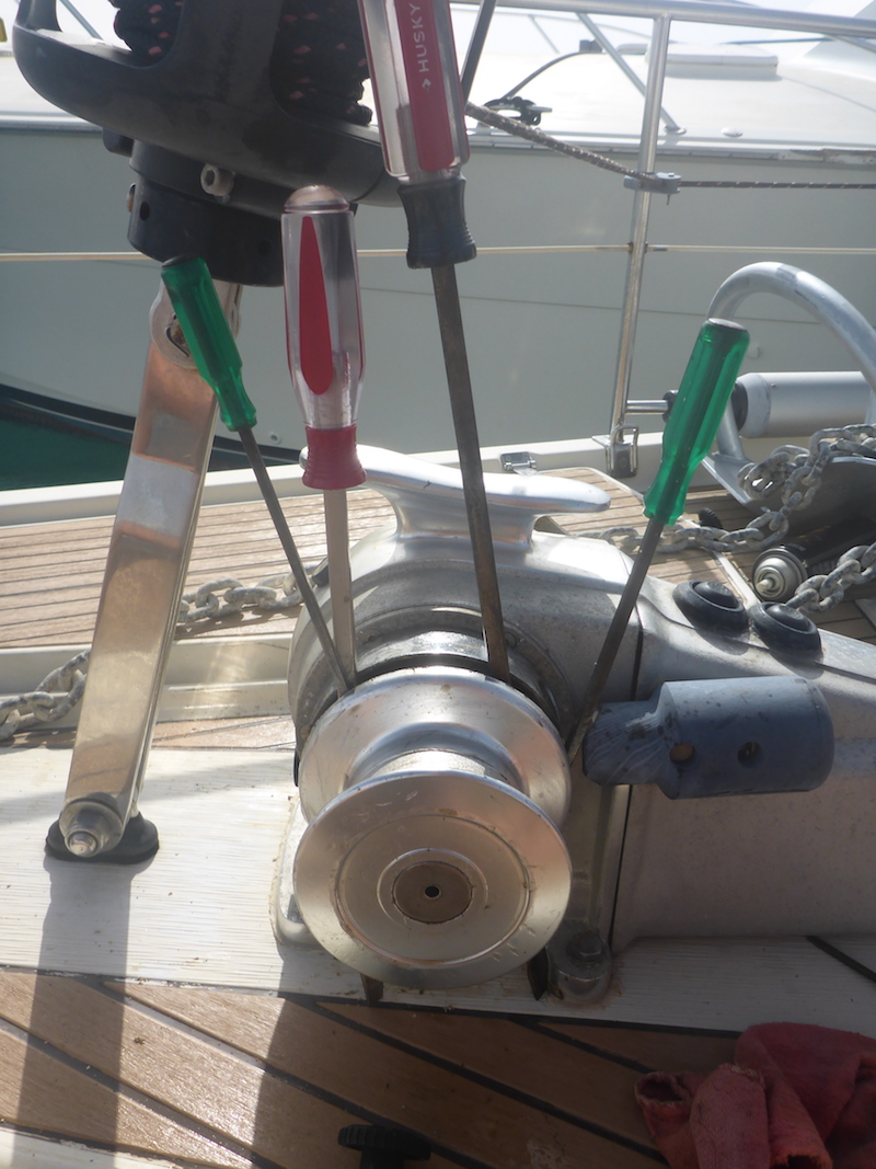  windlass lofrans tigres maintenance Amel Super Maramu 2000 