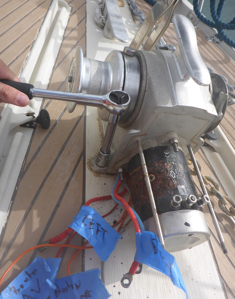  windlass lofrans tigres overhaul Amel Super Maramu 2000 