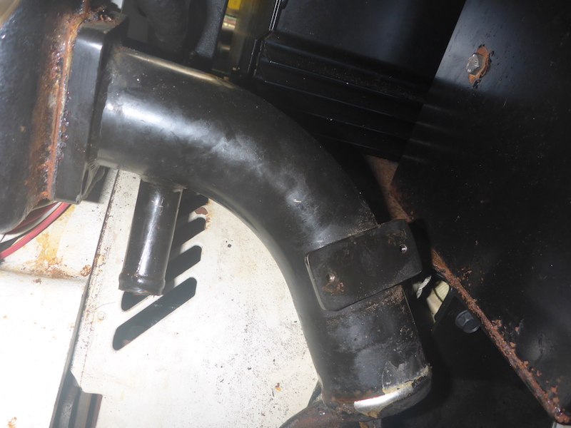  Amel Super Maramu 2000 Genset Onan Exhaust Elbow Replacement 