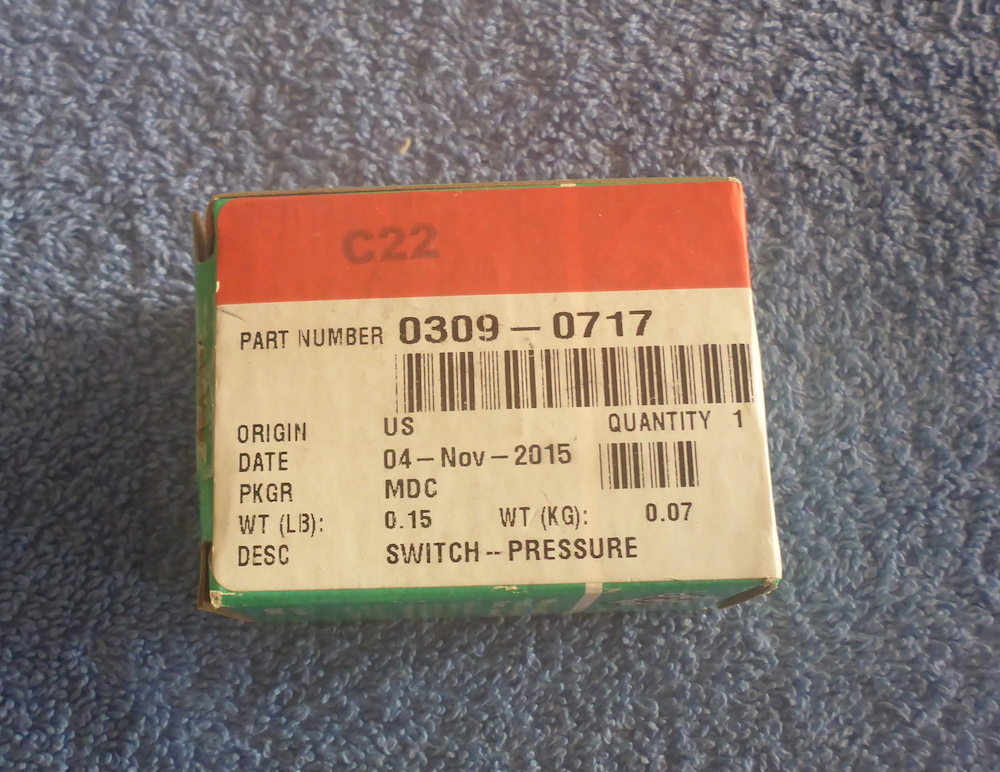  Onan 0309 0717 Pressure Switch for sale SXM Saint Martin Sint Maarten