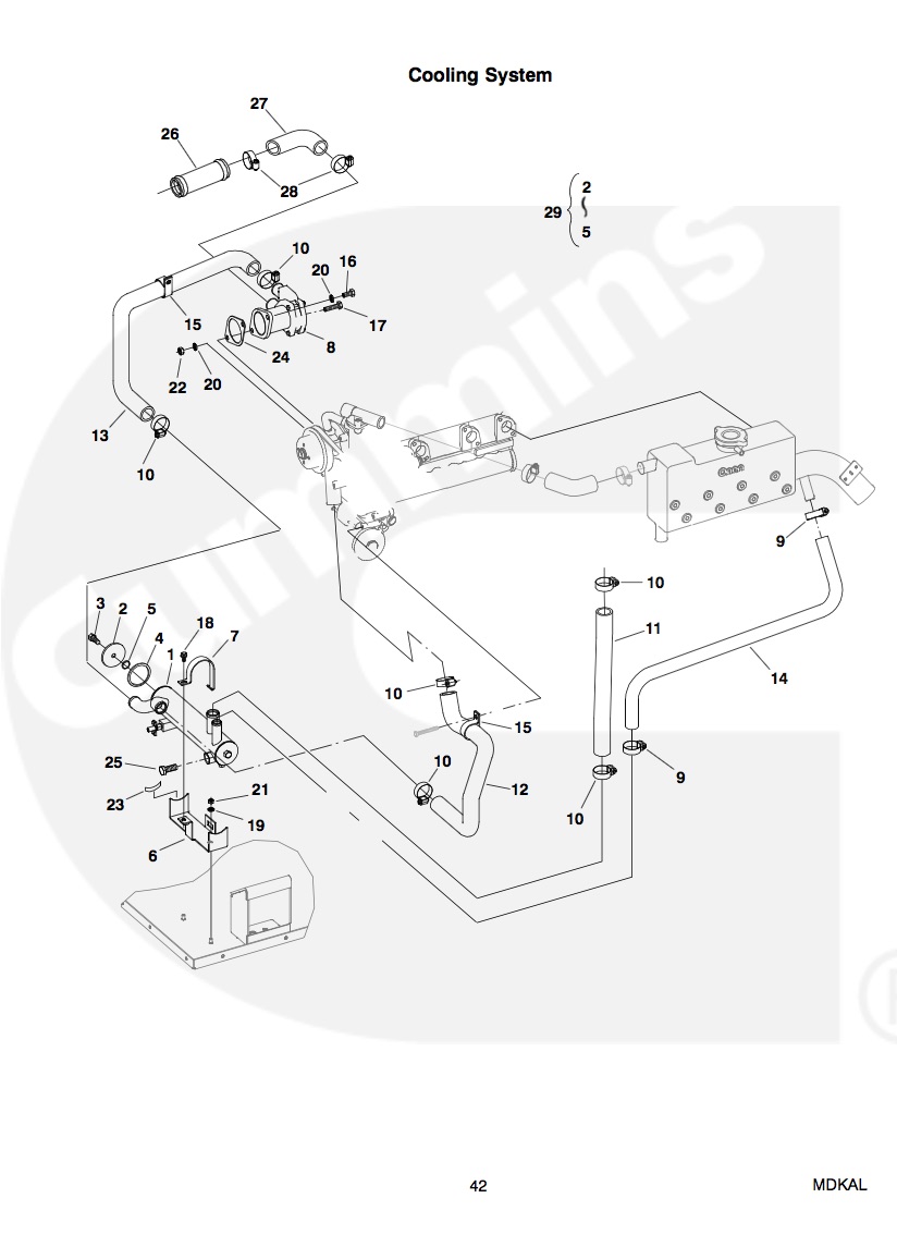  Onan 0503 2096 Hose Coolant for sale SXM Saint Martin Sint Maarten